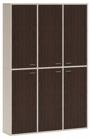 Шкаф книжный Домино СУ(ш3в2)+6ФГ в Урае - uray.ok-mebel.com | фото
