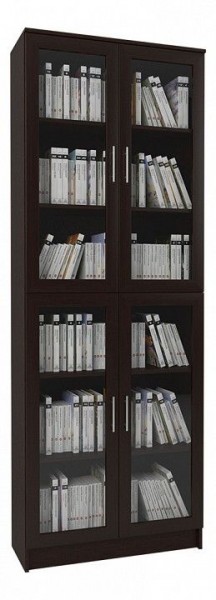 Шкаф книжный Мебелайн-10 в Урае - uray.ok-mebel.com | фото