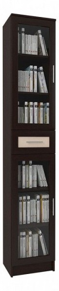 Шкаф книжный Мебелайн-18 в Урае - uray.ok-mebel.com | фото