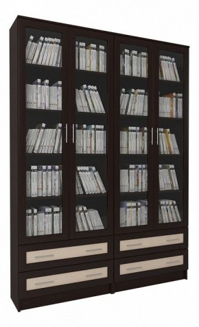 Шкаф книжный Мебелайн-37 в Урае - uray.ok-mebel.com | фото