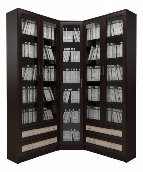 Шкаф книжный Мебелайн-39 в Урае - uray.ok-mebel.com | фото