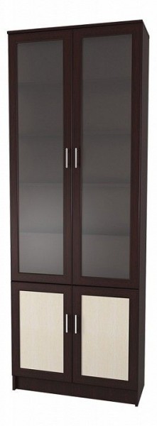Шкаф книжный Мебелайн-4 в Урае - uray.ok-mebel.com | фото