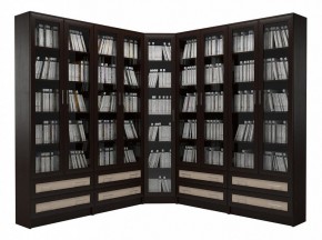 Шкаф книжный Мебелайн-41 в Урае - uray.ok-mebel.com | фото