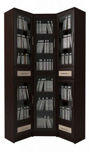 Шкаф книжный Мебелайн-46 в Урае - uray.ok-mebel.com | фото