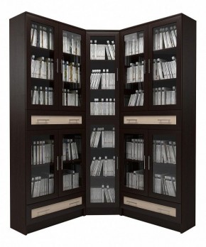 Шкаф книжный Мебелайн-47 в Урае - uray.ok-mebel.com | фото