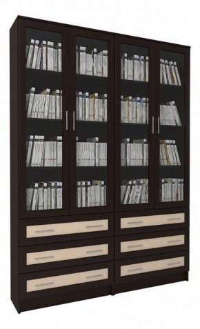 Шкаф книжный Мебелайн-53 в Урае - uray.ok-mebel.com | фото