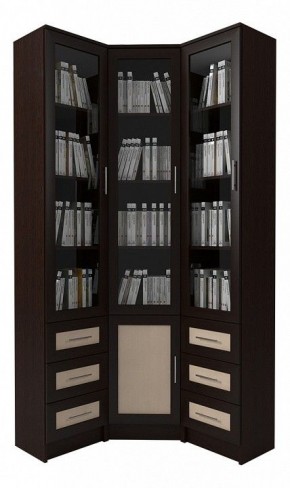 Шкаф книжный Мебелайн-54 в Урае - uray.ok-mebel.com | фото