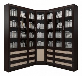 Шкаф книжный Мебелайн-56 в Урае - uray.ok-mebel.com | фото