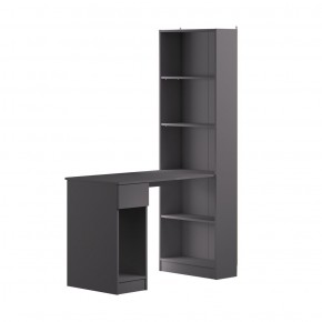 Шкаф комбинированный 10.01 Лайт (Темно - серый U2601) в Урае - uray.ok-mebel.com | фото