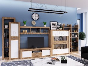 ТЕРРА Шкаф комбинированный (Белый глянец/дуб сонома) в Урае - uray.ok-mebel.com | фото 3