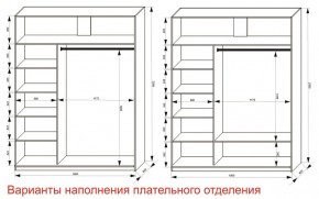 Шкаф-купе 1800 серии SOFT D8+D2+B2+PL4 (2 ящика+F обр.штанга) профиль «Графит» в Урае - uray.ok-mebel.com | фото 7