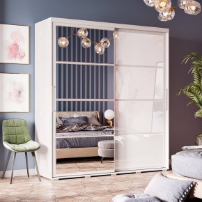 Шкаф-купе Крафт-6 1.6 м ШКК-06 (ясень белый) в Урае - uray.ok-mebel.com | фото