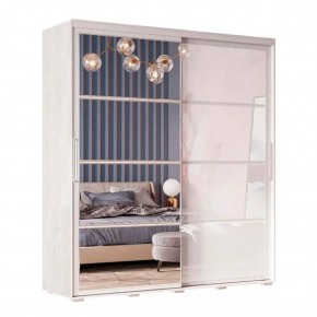 Шкаф-купе Крафт-6 1.6 м ШКК-06 (ясень белый) в Урае - uray.ok-mebel.com | фото 3