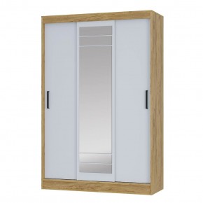 Шкаф-купе Тео ШКК-02 (крафт/белый) в Урае - uray.ok-mebel.com | фото 2