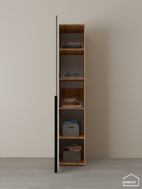 Шкаф Linnea MHR-1-2 2050х400х510 (ДВ-М 11.1.25) в Урае - uray.ok-mebel.com | фото 4
