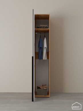 Шкаф Linnea MHR-1 2050х400х510 (ДВ-М 11.1.25) в Урае - uray.ok-mebel.com | фото 4