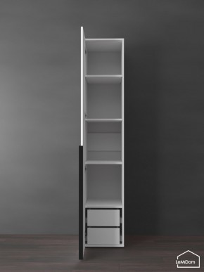 Шкаф Linnea MHR-1-3 2050х400х510 (Белый-М 11.1.2) в Урае - uray.ok-mebel.com | фото 7