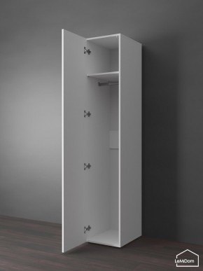 Шкаф Linnea MHR-1PO 2050х400х510 (Белый-М 11.1.1) в Урае - uray.ok-mebel.com | фото 4