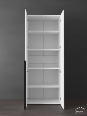 Шкаф Linnea MHR-2-2 2050х800х510 (Белый-М 11.1.1) в Урае - uray.ok-mebel.com | фото 4