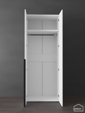 Шкаф Linnea MHR-2 2050х800х510 (Белый-М 11.1.2) в Урае - uray.ok-mebel.com | фото 4