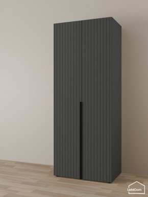 Шкаф Linnea MHR-2 2050х800х510 (Графит-М 11.1.25) в Урае - uray.ok-mebel.com | фото