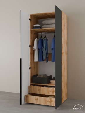 Шкаф Linnea MHR-2-3 2050х800х510 (ДВ-М 11.1.25) в Урае - uray.ok-mebel.com | фото 6