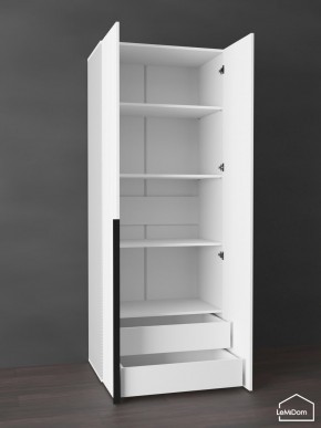 Шкаф Linnea MHR-2-4 2050х800х510 (Белый-М 11.1.2) в Урае - uray.ok-mebel.com | фото 5