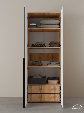 Шкаф Linnea MHR-2-4 2050х800х510 (ДВ-М 11.1.25) в Урае - uray.ok-mebel.com | фото 5