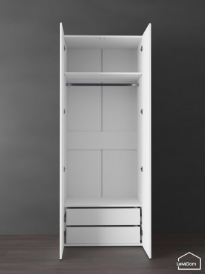Шкаф Linnea MHR-2PO-3 2050х800х510 (Белый-М 11.1.1) в Урае - uray.ok-mebel.com | фото 4