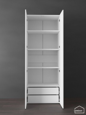 Шкаф Linnea MHR-2PO-4 2050х800х510 (Белый-М 11.1.2) в Урае - uray.ok-mebel.com | фото 5