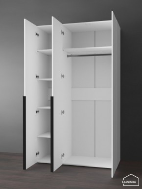 Шкаф Linnea MHR-3-1 2050х1200х510 (Белый-М 11.1.2) в Урае - uray.ok-mebel.com | фото 5