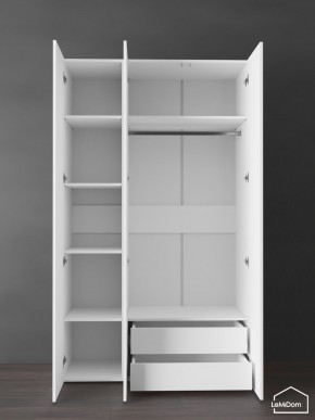 Шкаф Linnea MHR-3PO-2 2050х1200х510 (Белый-М 11.1.2) в Урае - uray.ok-mebel.com | фото 5