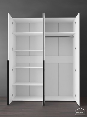 Шкаф Linnea MHR-4-1 2050х1600х510 (Белый-М 11.1.2) в Урае - uray.ok-mebel.com | фото 4