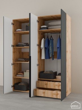 Шкаф Linnea MHR-4-2 2050х1600х510 (ДВ-М 11.1.25) в Урае - uray.ok-mebel.com | фото 5
