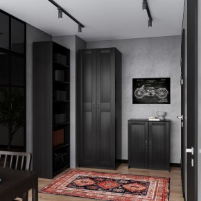 Шкаф МАКС двухдверный, цвет Дуб Венге в Урае - uray.ok-mebel.com | фото 4