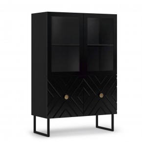 Шкаф низкий (2 стеклодвери) Марсель в Урае - uray.ok-mebel.com | фото 5