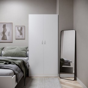 Шкаф ОРИОН двухдверный, цвет белый в Урае - uray.ok-mebel.com | фото 4