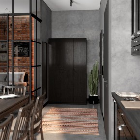 Шкаф ОРИОН трехдверный, цвет Дуб Венге в Урае - uray.ok-mebel.com | фото 4