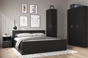 Шкаф ПЕГАС однодверный с рамочным фасадом, цвет Дуб Венге в Урае - uray.ok-mebel.com | фото 4