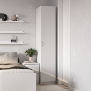 Шкаф ПЕГАС однодверный, цвет белый в Урае - uray.ok-mebel.com | фото 4