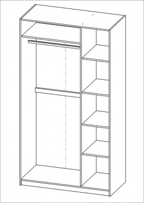 Шкаф ПЕГАС трехдверный с рамочным фасадом, цвет белый в Урае - uray.ok-mebel.com | фото 3