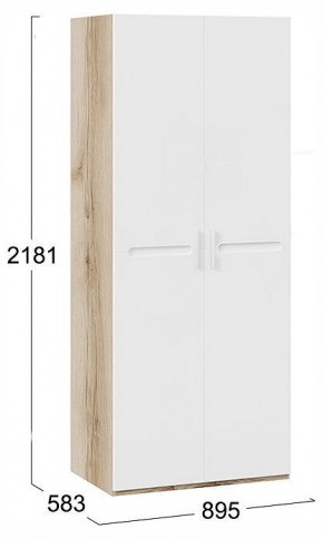 Шкаф платяной Фьюжн ТД-260.07.02 в Урае - uray.ok-mebel.com | фото 4