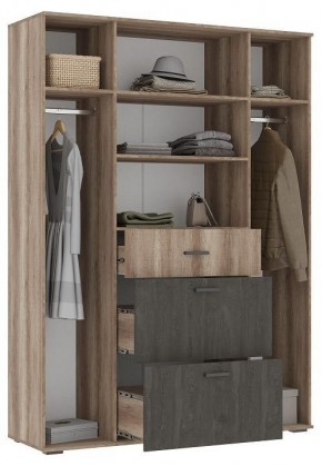 Шкаф платяной Паркинс в Урае - uray.ok-mebel.com | фото 2