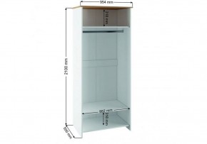 Шкаф платяной Теодора в Урае - uray.ok-mebel.com | фото 3