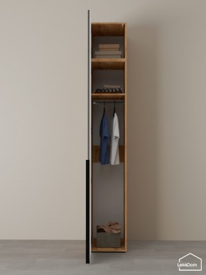 Шкаф с антресолью Linnea MHR-1A-1 2450х400х510 (ДВ-М 11.1.25) в Урае - uray.ok-mebel.com | фото 4
