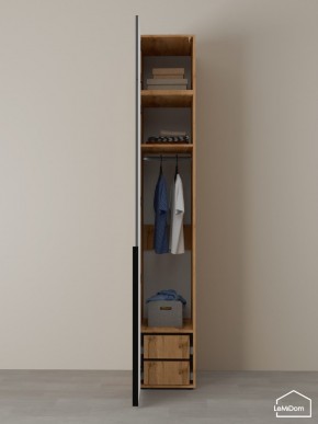 Шкаф с антресолью Linnea MHR-1A-3 2450х400х510 (ДВ-М 11.1.25) в Урае - uray.ok-mebel.com | фото 6