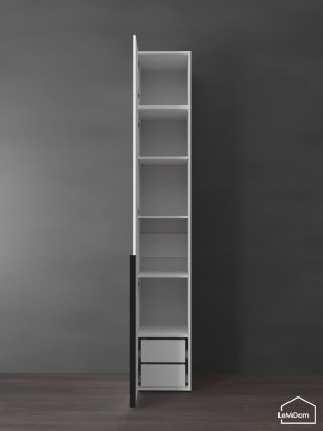 Шкаф с антресолью Linnea MHR-1A-4 2450х400х510 (Белый-М 11.1.2) в Урае - uray.ok-mebel.com | фото 6