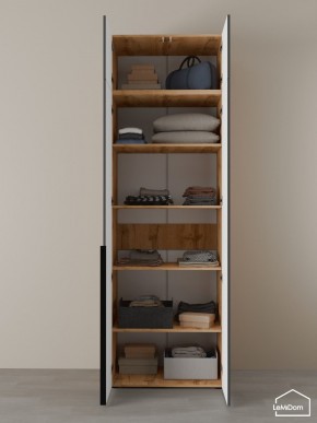 Шкаф с антресолью Linnea MHR-2A-2 2450х800х510 (ДВ-М 11.1.25) в Урае - uray.ok-mebel.com | фото 4