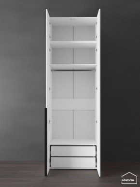 Шкаф с антресолью Linnea MHR-2A-3 2450х800х510 (Белый-М 11.1.2) в Урае - uray.ok-mebel.com | фото 6