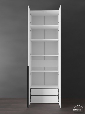 Шкаф с антресолью Linnea MHR-2A-4 2450х800х510 (Белый-М 11.1.2) в Урае - uray.ok-mebel.com | фото 6